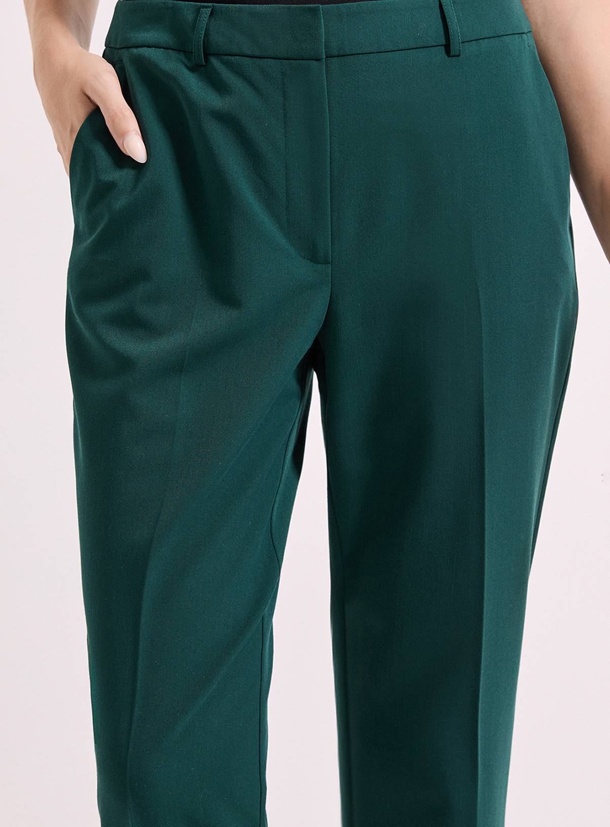 DOROTHY PERKINS Slim Leg Tailored Ankle Grazer Trouser Dark Teal 14 - Image 3